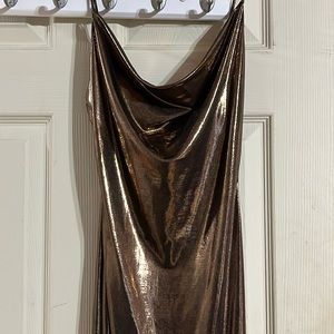 Gold cocktail dress Excellent condition!